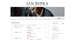 Desktop Screenshot of janrepka.cz