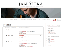 Tablet Screenshot of janrepka.cz